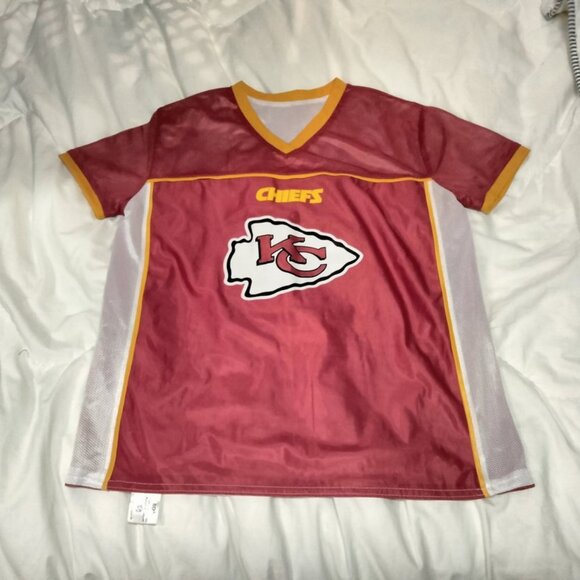 Kansas City Chiefs Medium (M) NFL Flag Football Reversible Jersey - Picture 1 of 15